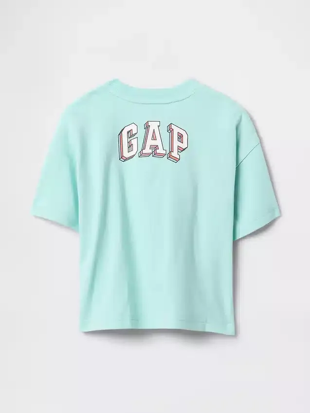 Camiseta con estampado gráfico oversize de Marvel para bebés y niños