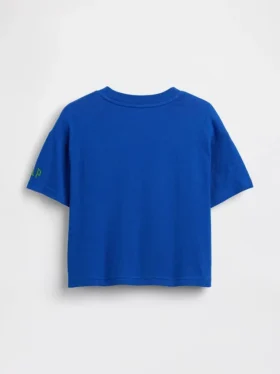Camiseta con estampado gráfico oversize de Super Mario para niños pequeños