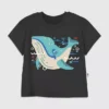 Camiseta con estampado «Its a Whale» para niños pequeños