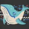 Camiseta con estampado «Its a Whale» para niños pequeños