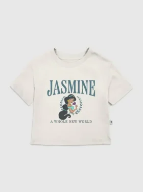 Camiseta con estampado «Jasmine Collegiate» para niños pequeños