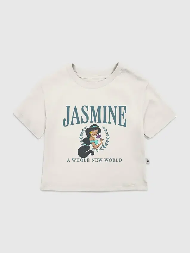 Camiseta con estampado «Jasmine Collegiate» para niños pequeños