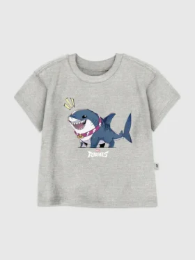 Camiseta con estampado «Marvel Rivals: Jeff the Shark» para niños pequeños