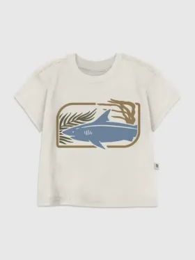 Camiseta con estampado «Oceans Calling» para niños pequeños