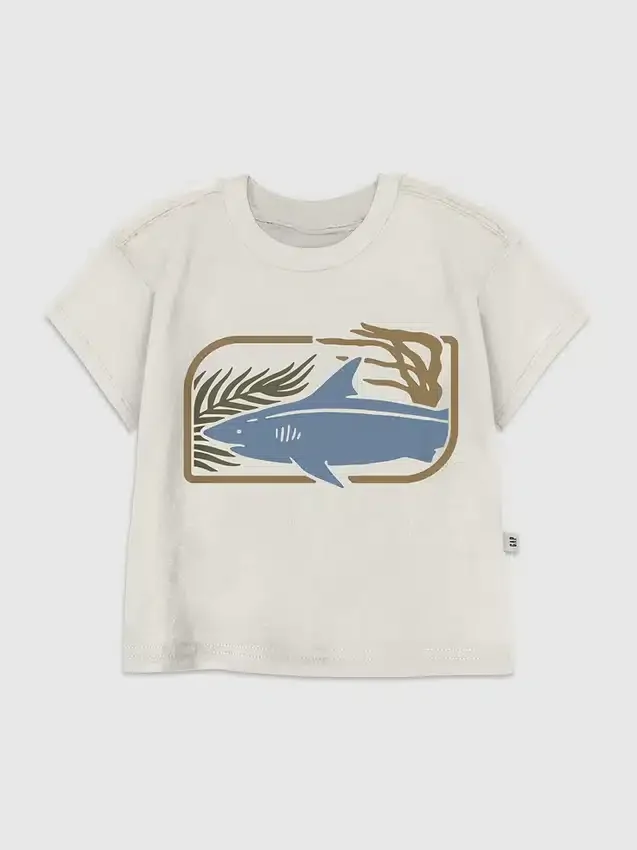 Camiseta con estampado «Oceans Calling» para niños pequeños