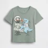 Camiseta con estampado para bebés y niños, combinable