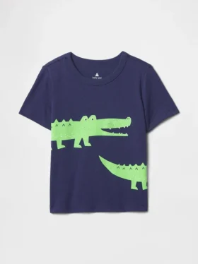 Camiseta con estampado para bebés y niños, combinable