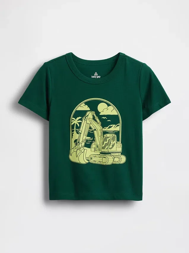 Camiseta con estampado para bebés y niños, combinable