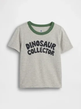 Camiseta con estampado para bebés y niños, combinable