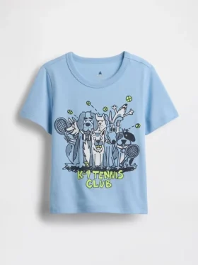 Camiseta con estampado para bebés y niños, combinable