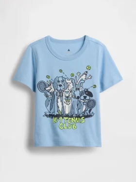 Camiseta con estampado para bebés y niños, combinable