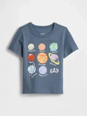 Camiseta con estampado para bebés y niños, combinable