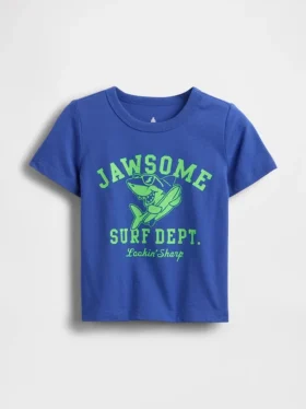 Camiseta con estampado para bebés y niños, combinable