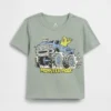 Camiseta con estampado para bebés y niños, combinable