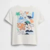 Camiseta con estampado para bebés y niños, combinable