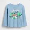 Camiseta con estampado para bebés y niños pequeños, combinable
