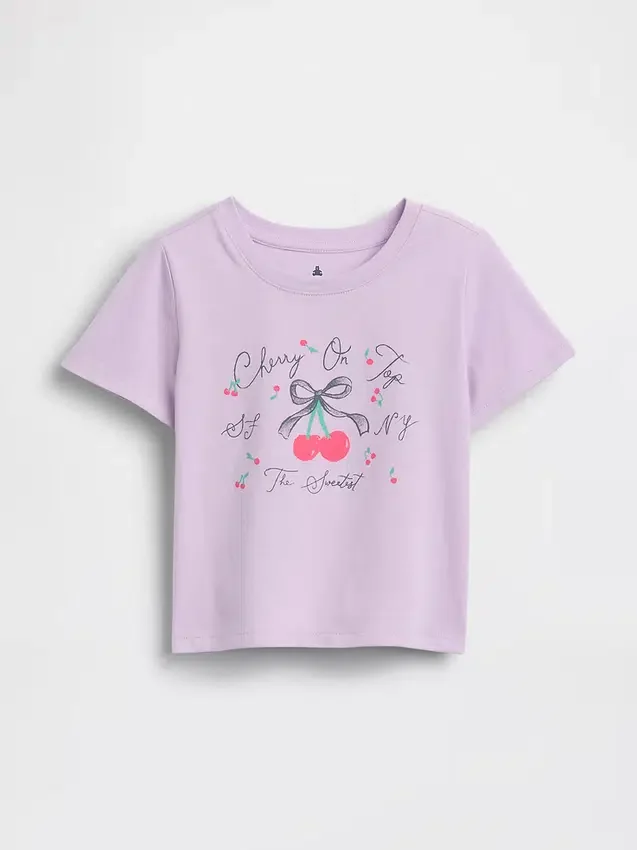 Camiseta con estampado para bebés y niños pequeños, combinable
