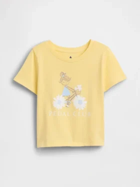 Camiseta con estampado para bebés y niños pequeños, combinable