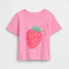 Camiseta con estampado para bebés y niños pequeños, combinable