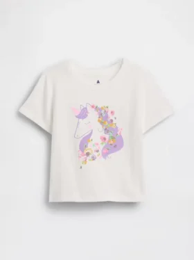 Camiseta con estampado para bebés y niños pequeños, combinable