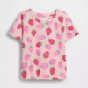 Camiseta con estampado para bebés y niños pequeños, combinable