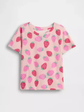 Camiseta con estampado para bebés y niños pequeños, combinable