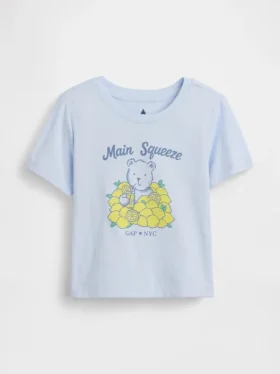 Camiseta con estampado para bebés y niños pequeños, combinable