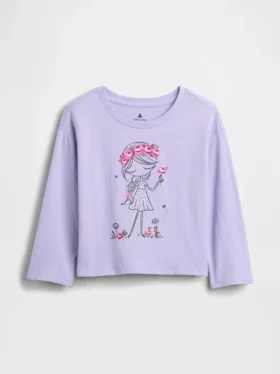 Camiseta con estampado para bebés y niños pequeños, combinable