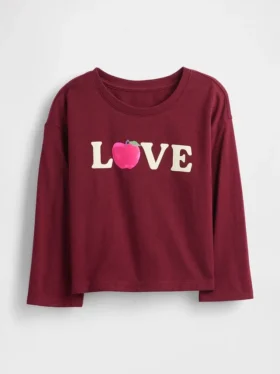 Camiseta con estampado para bebés y niños pequeños, combinable
