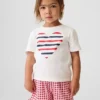 Camiseta con estampado para bebés y niños pequeños, combinable