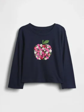 Camiseta con estampado para bebés y niños pequeños, combinable