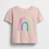 Camiseta con estampado para bebés y niños pequeños, combinable