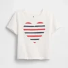 Camiseta con estampado para bebés y niños pequeños, combinable