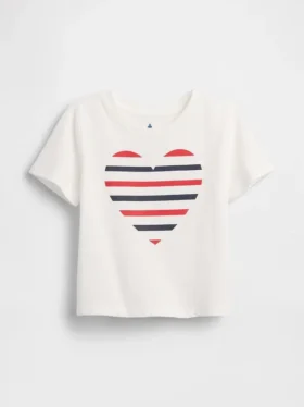 Camiseta con estampado para bebés y niños pequeños, combinable