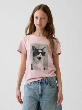 Camiseta con estampado para niños
