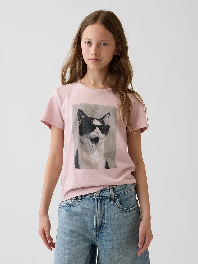 Camiseta con estampado para niños