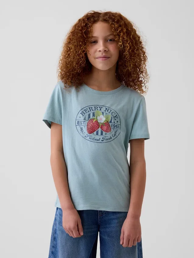 Camiseta con estampado para niños