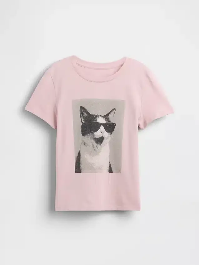 Camiseta con estampado para niños
