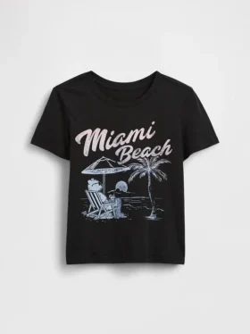 Camiseta con estampado para niños