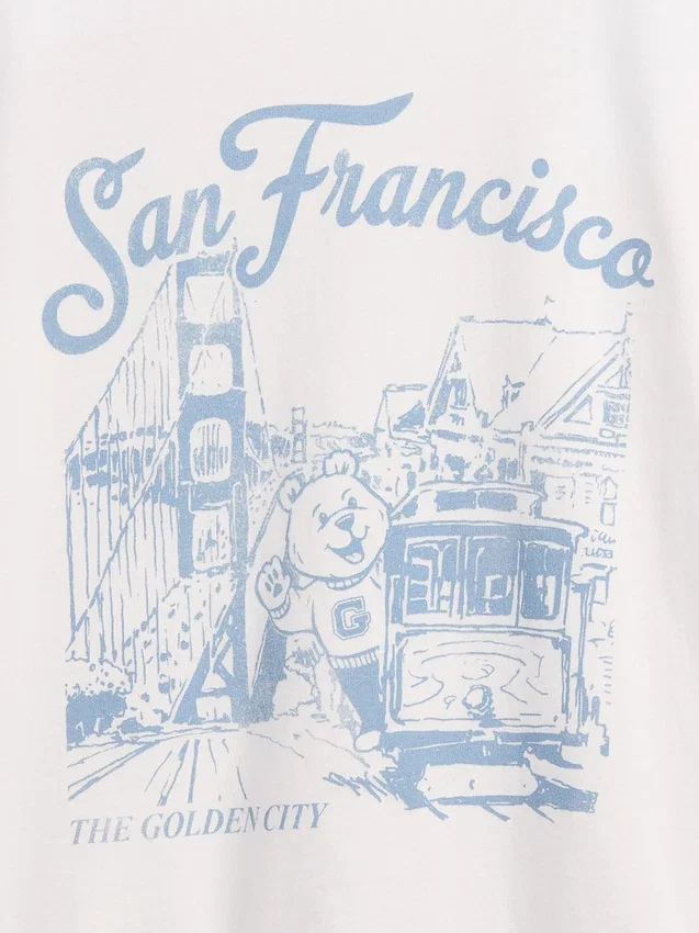 Camiseta con estampado para niños