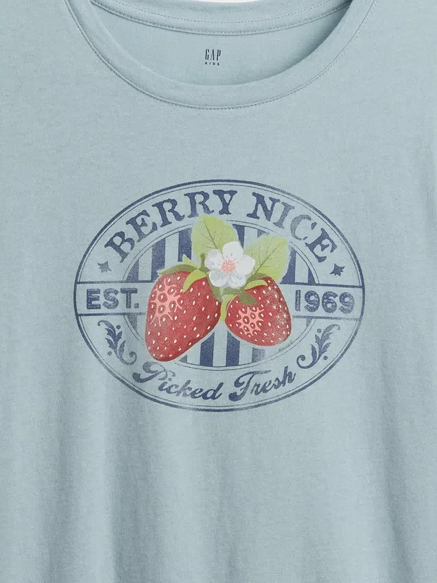 Camiseta con estampado para niños
