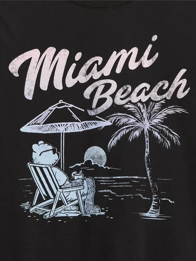 Camiseta con estampado para niños