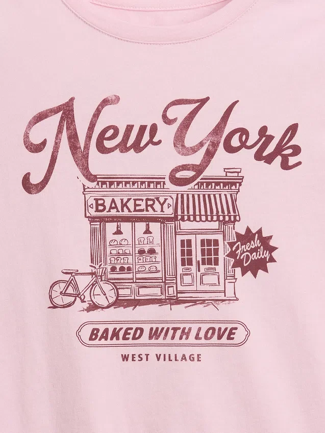 Camiseta con estampado para niños