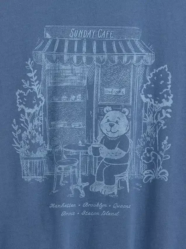 Camiseta con estampado para niños