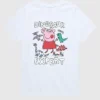 Camiseta con estampado «Peppa Pig Dinosaur Expert» de manga corta para niños pequeños