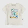 Camiseta con estampado «Scooter Grid» para niños pequeños