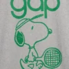 Camiseta con estampado «Snoopy Logo» de corte holgado