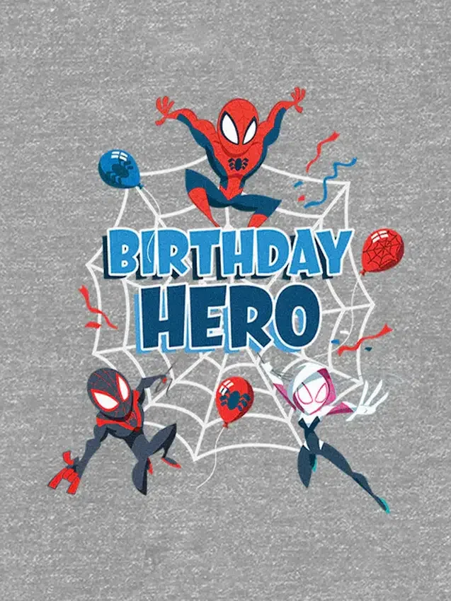 Camiseta con estampado «Spiderman Birthday Hero» para niños pequeños