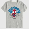 Camiseta con estampado «Spidey Doodle» de Marvel para niños pequeños con pantalones cortos