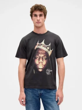 Camiseta con estampado «The Notorious B.I.G.» de corte holgado